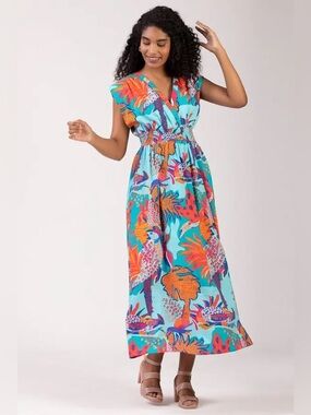 Celina Moon Iliana Maxi Dress Size Small NWT